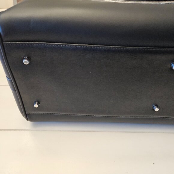 Aspinal of London City Holdall - Black Saffiano Leather - New/Never Used - Picture 6 of 13